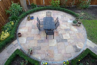 Concrete Patio Landscaping